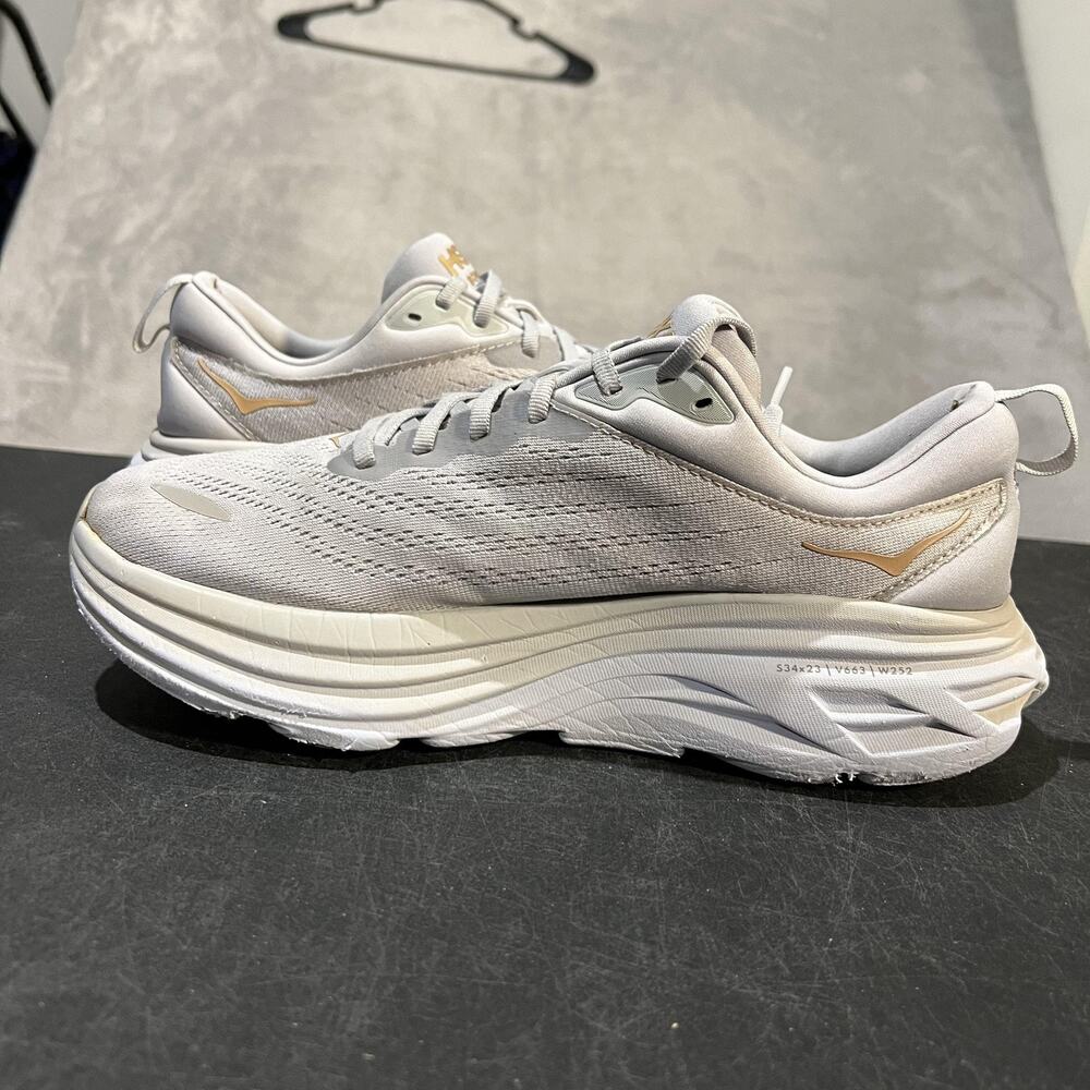Hoka One One Bondi 8 Shoes Womens 10 Harbor Mist Running Cushioned Sneakers - Picture 7 of 11